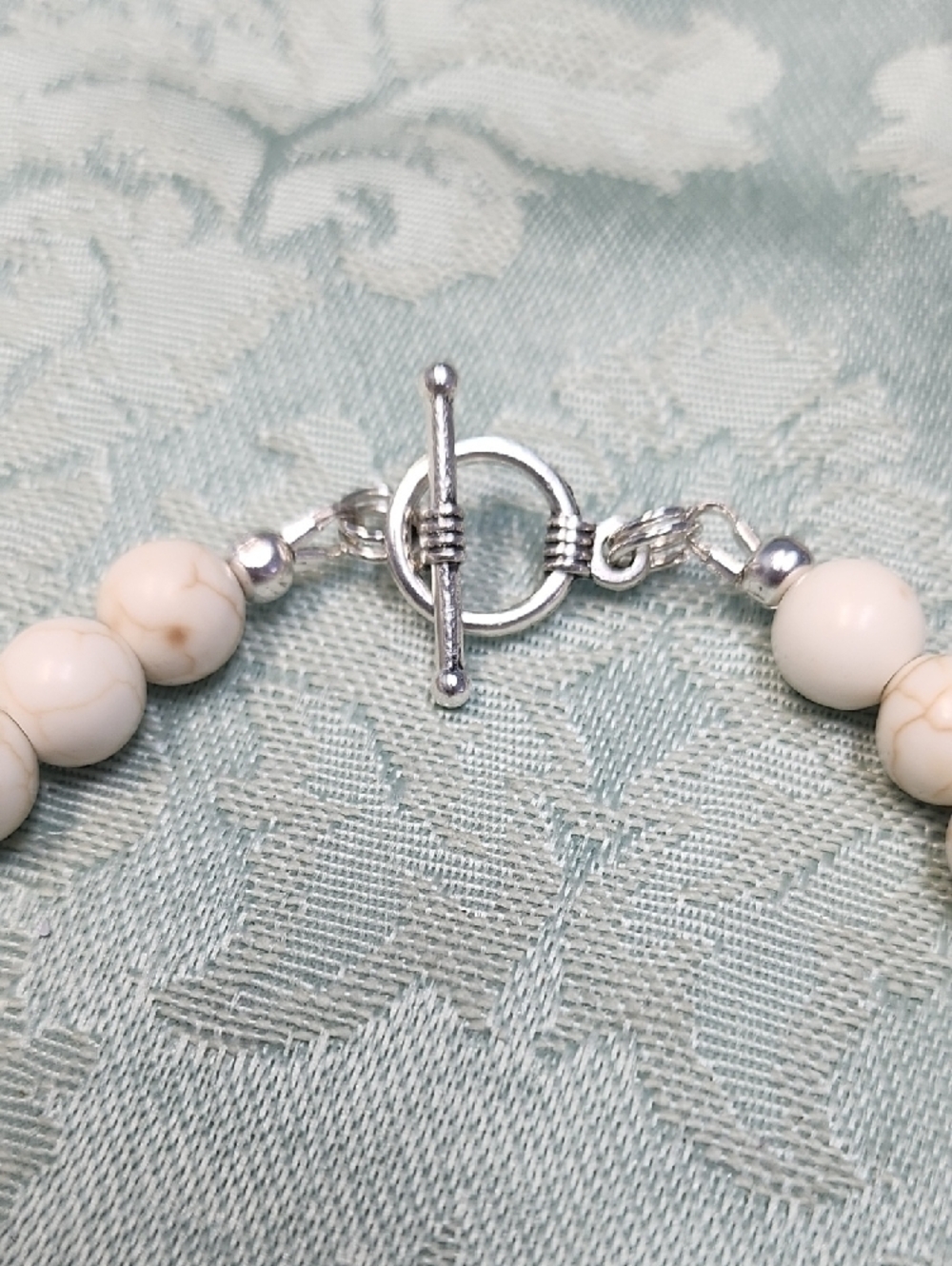 Ivory Beaded Sea Turtle & Starfish Bracelet! - Picture 2 of 3